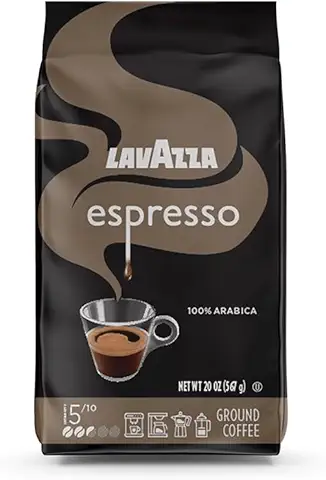 Lavazza Espresso Ground Coffee, Medium Roast