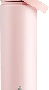 POWCAN 26 oz Insulated Water Bottle with 2-in-1 Straw and Spout Lid, Keep Cold 24H, Leak-Proof, Fits in Car Cup Holder