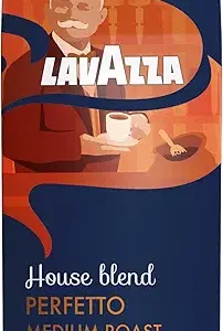Lavazza House Blend Perfetto Ground Coffee 12oz Bag, Medium Roast, Full-bodied