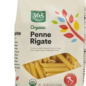 Click to see full view Alexa AI Ask Alexa Does this hold sauce well? Is it organic durum wheat? How long does it take to cook? Why you might like this Compare with similar Ask something else 365 by Whole Foods Market, Organic Penne Rigate, 16 Ounce