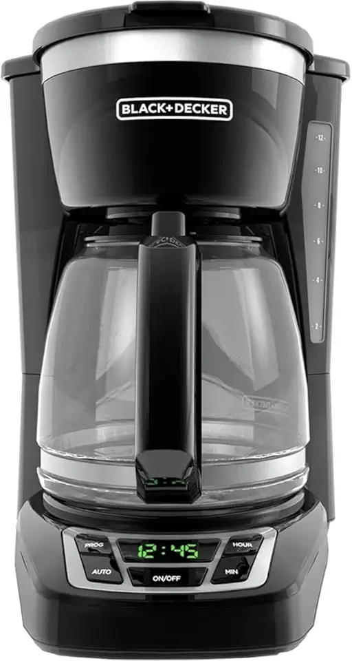 BLACK+DECKER 12-Cup Digital Coffee Maker, Programmable