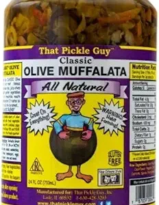That Pickle Guy New Orleans Style Classic Olive Muffalata, Gluten, Sugar-Free, All Natural, Vegan