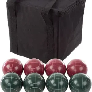 Trademark Games Bocce Ball Set Regulation Size - Lawn Game for Backyard or Beach