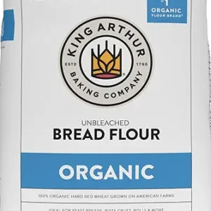 King Arthur 100% Organic Bread Flour, Unbleached, 5 lb (Pack of 1)