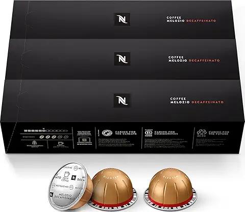 Nespresso Capsules Vertuo, Melozio Decaffeinato