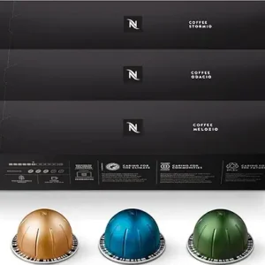 Nespresso Capsules Vertuo, Variety Pack. Medium and Dark Roast Coffee.