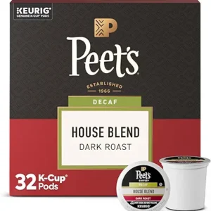 Peet's Coffee, Dark Roast Decaf Single Serve Coffee Pods