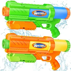 Super Water Gun for Kids Adults: 2 Pack Super Water Gun Soaker 1200cc Squirt Blasters with Impressive Range