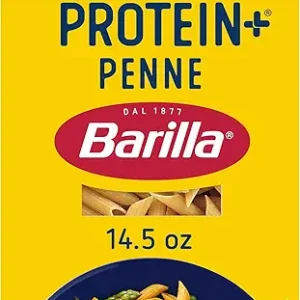 Barilla Protein+ (Plus) Penne Pasta, 14.5 Ounce - plant based - Made from Lentils, Chickpeas & Peas - Non-GMO, Kosher Certified