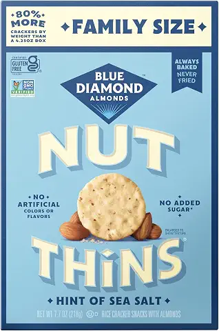 Blue Diamond Almonds Nut-Thins Gluten Free Cracker Crisps