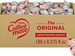 Nestle Coffee mate Coffee Creamer, Original, Liquid Creamer Singles, Non Dairy