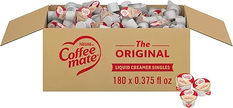 Nestle Coffee mate Coffee Creamer, Original, Liquid Creamer Singles, Non Dairy