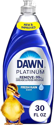 Dawn Platinum Dish Soap Fresh Rain Scent Liquid Dishwashing Detergent