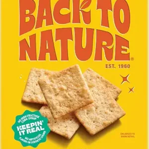 Back To Nature, Crackers Wheat Crispy, 6.5 Ounce