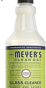 MRS. MEYER'S CLEAN DAY Mirror & Window Cleaner, Great for Indoor & Outdoor Glass Surfaces