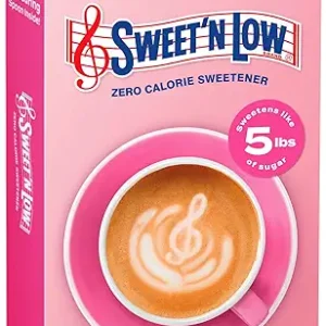 Edulcorante bajo en calorías Sweet'N Low a granel, caja de 8 oz, sustituto del azúcar granulado