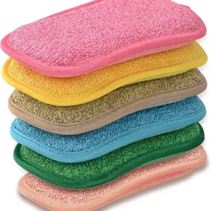 Multipurpose Kitchen Scrub Sponges, Heavy Duty Cleaning Non-Scratch Scrub Sponge