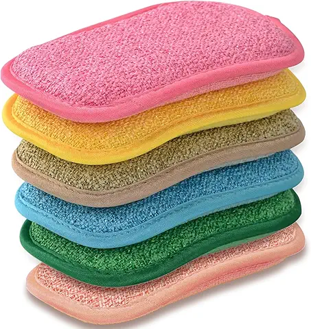 Multipurpose Kitchen Scrub Sponges, Heavy Duty Cleaning Non-Scratch Scrub Sponge