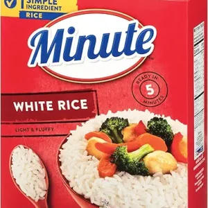 Minute Instant White Rice, 72-Ounce Box