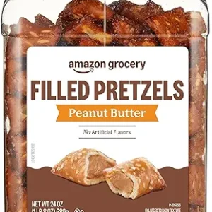 Amazon Grocery, Peanut Butter Filled Pretzels, 24 Oz