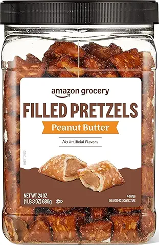 Amazon Grocery, Peanut Butter Filled Pretzels, 24 Oz