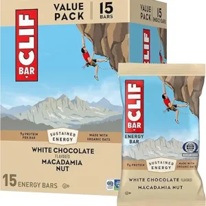 CLIF BAR - Energy Protein Bars - White Chocolate Macadamia Nut