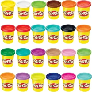 Play-Doh Modeling Compound 24-Pack Case of Colors, Non-Toxic, 3 Oz Cans of Assort. Colors, Back to School