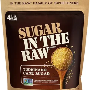 Sugar In The Raw Granulated Turbinado Cane Sugar, No erythritol, Pure Natural Sweetener
