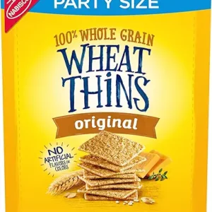 Wheat Thins Original Snacks Whole Grain Wheat Crackers