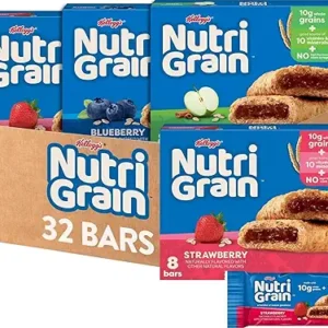 Nutri-Grain Soft Baked Breakfast Bars, Kids Snacks