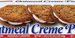 Little Debbie Oatmeal Crème Pies, 12 Individually Wrapped Sandwich Cookies