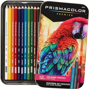 Prismacolor Premier Colored Pencils, Soft Core, Assorted Colors, 12 Count - Durable