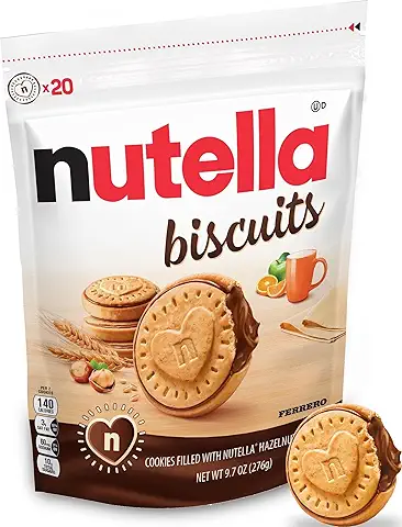 Nutella Biscuits Cookies Filled with Nutella Hazelnut Spread