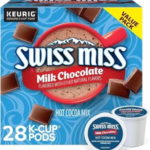 Swiss Miss Milk Chocolate Hot Cocoa Keurig Single-Serve K Cup Pods, 28 Count