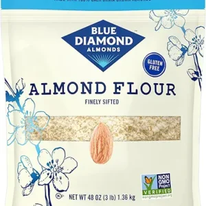 Blue Diamond Almonds Almond Flour, Gluten Free, Blanched, Finely Sifted, 48 oz