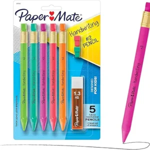 Paper Mate Handwriting Triangular Mechanical Pencils with Lead & Eraser Refills