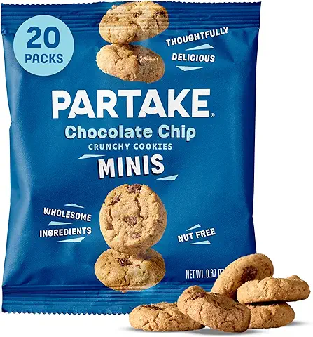 Gluten Free Partake Crunchy Chocolate Chip Cookies - Vegan