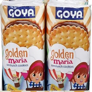 Goya Foods Golden Maria Sandwich Cookies, 5.10 Ounce (Pack of 8)