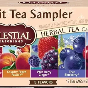 Celestial Seasonings Fruit Tea Sampler Herbal Tea Variety Pack