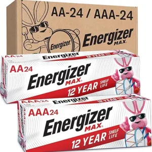 Energizer AA and AAA Batteries, 48 Count