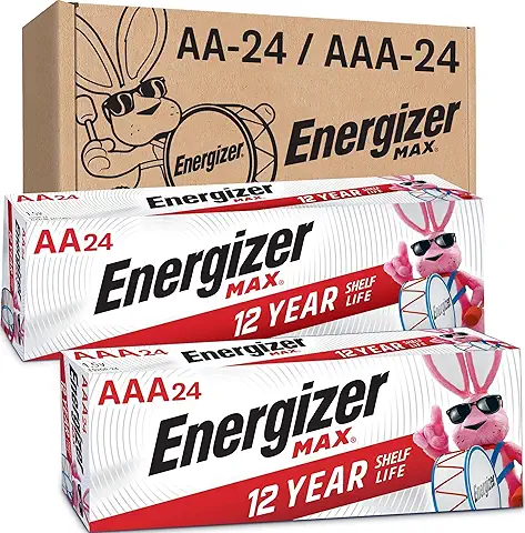 Energizer AA and AAA Batteries, 48 Count