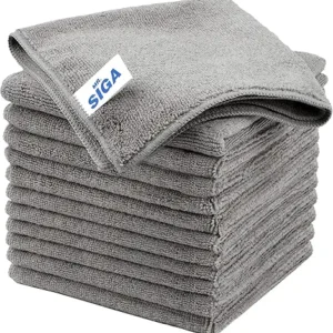 MR.SIGA Microfiber Cleaning Cloth, All-Purpose Microfiber Towels, Streak Free Cleaning Rags