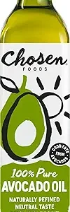 Chosen Foods Avocado Oil, 16.9 Fl Oz - All Purpose Cooking Oil made from 100% Pure Avocados