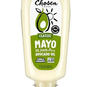 Chosen Foods Classic Mayo, 11.25 Fl Oz - 100% Pure Avocado Oil-Based Mayonnaise