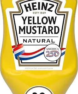 Heinz Yellow Mustard, 20 oz Bottle