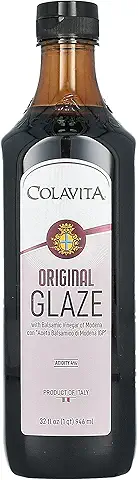 Colavita Balsamic Glaze - 32 Fl Oz - Tart and Sweet Flavor Perfect for Enhancing Salads, Pasta, Pizza, and More