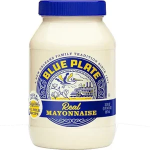 Blue Plate Real Mayonnaise, Homestyle Mayo For Chicken Salad to Deviled Eggs, 30 Fl Oz Jar (Pack of 1)