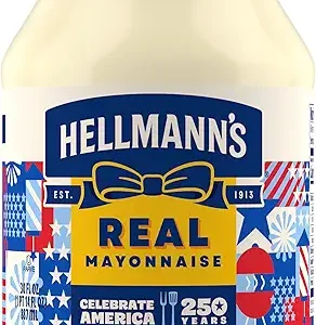 Hellmann's Mayonnaise Real Mayo 1 ct For A Creamy Sandwich Spread or Condiment Rich